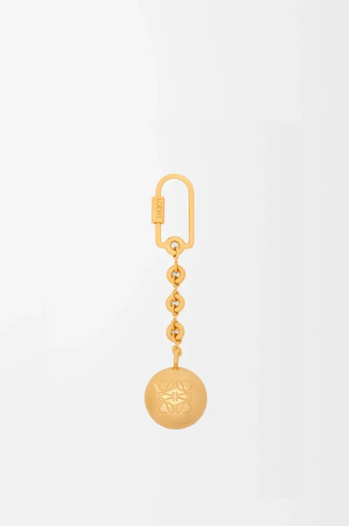 Pebble keyring Gold Pebble keyring Gold