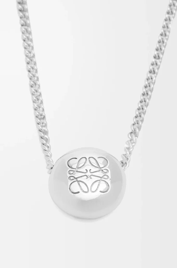 Pebble necklace in sterling silver Silver Pebble necklace in sterling silver Silver