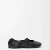 Pebble Soft ballerina in nappa lambskin Black