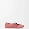 Pebble Soft ballerina in nappa lambskin Blush