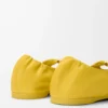 Pebble Soft ballerina in nappa lambskin Dandelion
