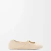 Pebble Soft ballerina in nappa lambskin Dough