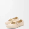 Pebble Soft ballerina in nappa lambskin Dough
