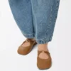 Pebble Soft ballerina in nappa lambskin Oak