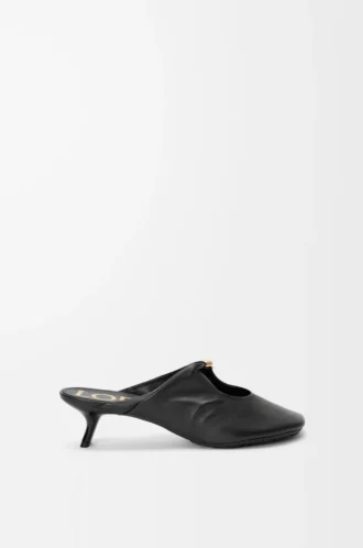 Pebble Soft mule in nappa lambskin Black