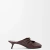 Pebble Soft mule in nappa lambskin Brownie