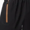 Performance shorts in technical shell Black