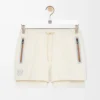 Performance shorts in technical shell Ivory