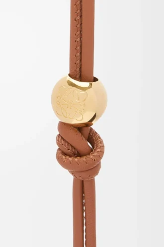 Personalisation strap in classic calfskin Tan/Gold