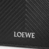 Plain cardholder in textured classic calfskin Black