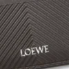 Plain cardholder in textured classic calfskin Dark Grey