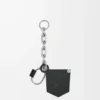 Pocket charm Black/Silver