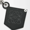 Pocket charm Black/Silver