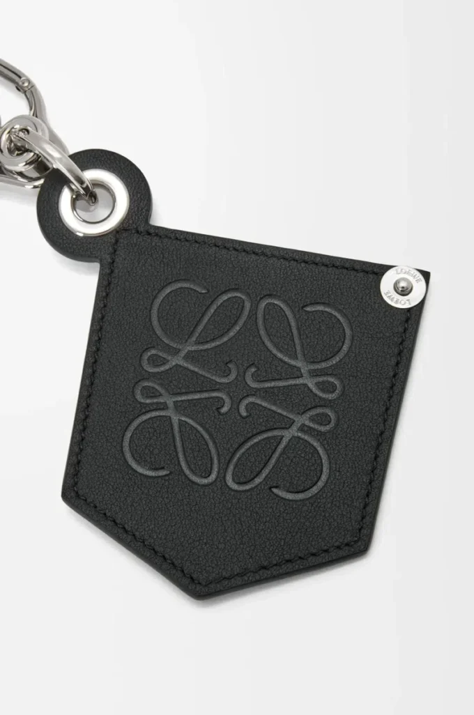 Pocket charm Black/Silver