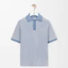 Polo in cotton Light Blue Polo in cotton Light Blue
