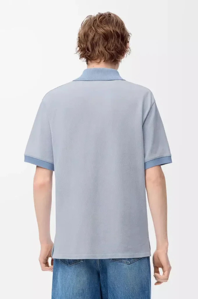 Polo in cotton Light Blue Polo in cotton Light Blue