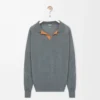 Polo sweater in wool Grey Polo sweater in wool Grey