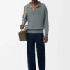 Polo sweater in wool Grey Polo sweater in wool Grey