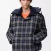 Puffer jacket in wool Dark Navy Blue Puffer jacket in wool Dark Navy Blue
