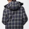 Puffer jacket in wool Dark Navy Blue Puffer jacket in wool Dark Navy Blue
