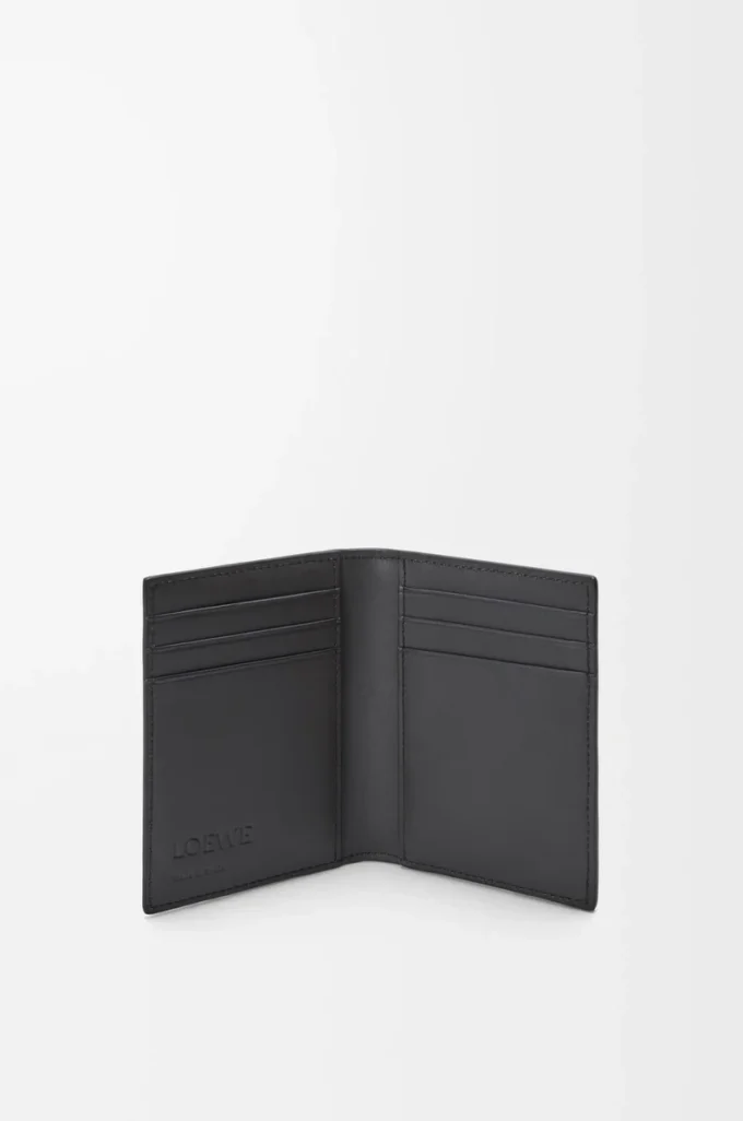 Puzzle bifold cardholder in classic calfskin Asphalt Grey/Storm Blue Puzzle bifold cardholder in classic calfskin Asphalt Grey/Storm Blue