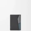 Puzzle bifold cardholder in classic calfskin Asphalt Grey/Storm Blue Puzzle bifold cardholder in classic calfskin Asphalt Grey/Storm Blue