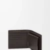 Puzzle bifold coin wallet in classic calfskin Olive/Dark Brown Puzzle bifold coin wallet in classic calfskin Olive/Dark Brown