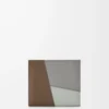 Puzzle bifold coin wallet in classic calfskin Winter Brown/Ash Grey Puzzle bifold coin wallet in classic calfskin Winter Brown/Ash Grey