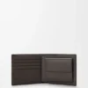 Puzzle bifold coin wallet in supple grained calfskin Dark Grey Puzzle bifold coin wallet in supple grained calfskin Dark Grey