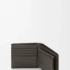 Puzzle bifold coin wallet in supple grained calfskin Dark Grey Puzzle bifold coin wallet in supple grained calfskin Dark Grey