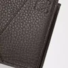 Puzzle bifold coin wallet in supple grained calfskin Dark Grey Puzzle bifold coin wallet in supple grained calfskin Dark Grey