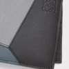 Puzzle bifold wallet in classic calfskin Asphalt Grey/Storm Blue Puzzle bifold wallet in classic calfskin Asphalt Grey/Storm Blue