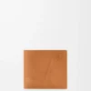 Puzzle bifold wallet in supple grained calfskin Light Canyon Brown