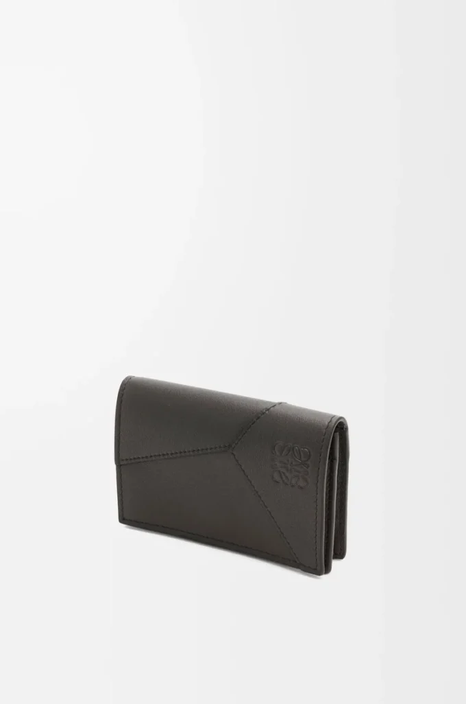 Puzzle business cardholder in classic calfskin Dark Grey Puzzle business cardholder in classic calfskin Dark Grey