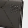 Puzzle business cardholder in classic calfskin Dark Grey Puzzle business cardholder in classic calfskin Dark Grey