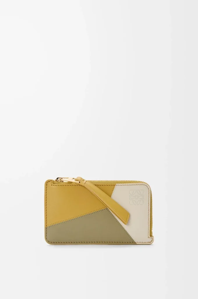 Puzzle coin cardholder in classic calfskin Ginger/Sea Salt Puzzle coin cardholder in classic calfskin Ginger/Sea Salt