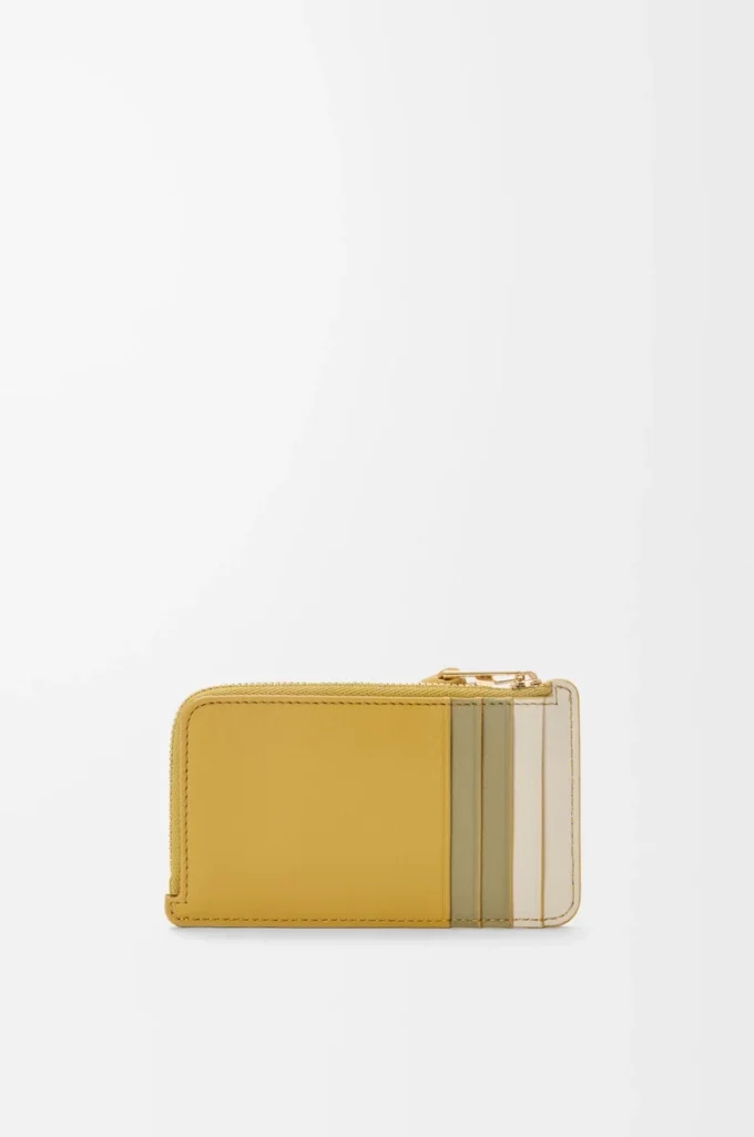 Puzzle coin cardholder in classic calfskin Ginger/Sea Salt Puzzle coin cardholder in classic calfskin Ginger/Sea Salt