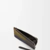 Puzzle coin cardholder in classic calfskin Olive/Dark Brown Puzzle coin cardholder in classic calfskin Olive/Dark Brown