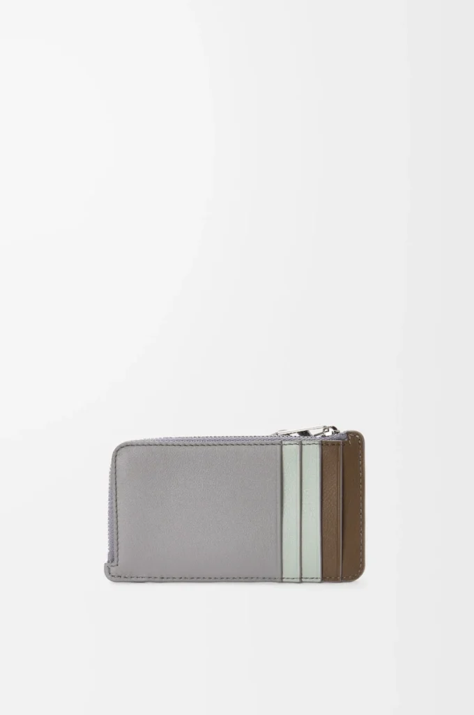 Puzzle coin cardholder in classic calfskin Winter Brown/Ash Grey Puzzle coin cardholder in classic calfskin Winter Brown/Ash Grey