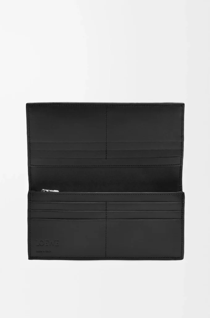Puzzle long horizontal wallet in classic calfskin Black Puzzle long horizontal wallet in classic calfskin Black