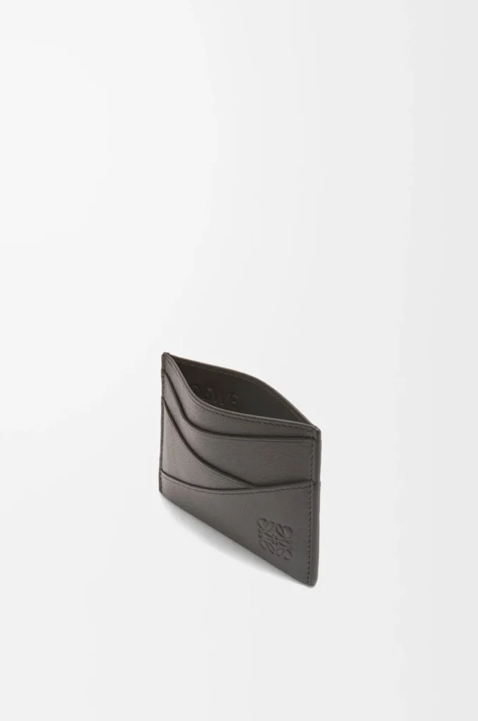 Puzzle plain cardholder in classic calfskin Dark Grey Puzzle plain cardholder in classic calfskin Dark Grey