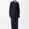 Pyjama trousers in silk Navy Blue Pyjama trousers in silk Navy Blue