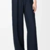 Pyjama trousers in silk Navy Blue Pyjama trousers in silk Navy Blue