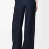 Pyjama trousers in silk Navy Blue Pyjama trousers in silk Navy Blue