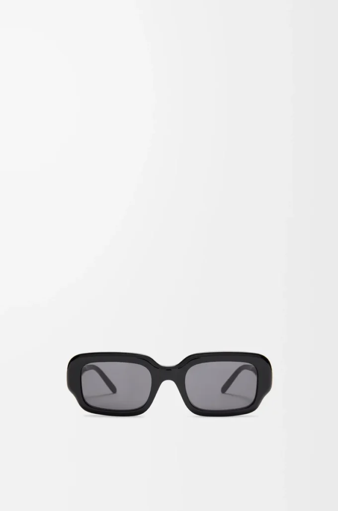 Rectangular Slim sunglasses Black