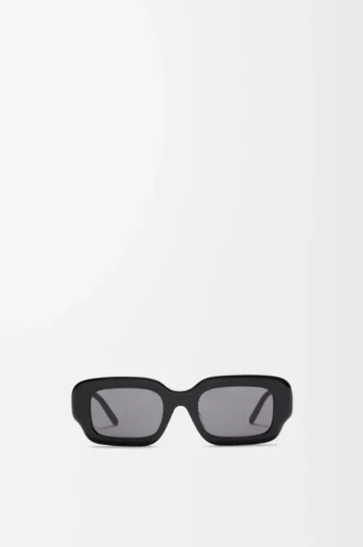 Rectangular Slim sunglasses Black