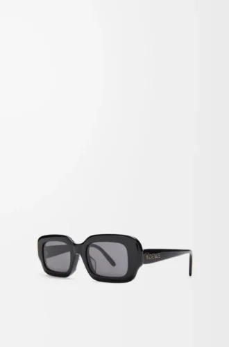 Rectangular Slim sunglasses Black