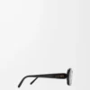 Rectangular Slim sunglasses Black