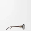 Rectangular Slim sunglasses Grey