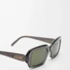 Rectangular Slim sunglasses Grey